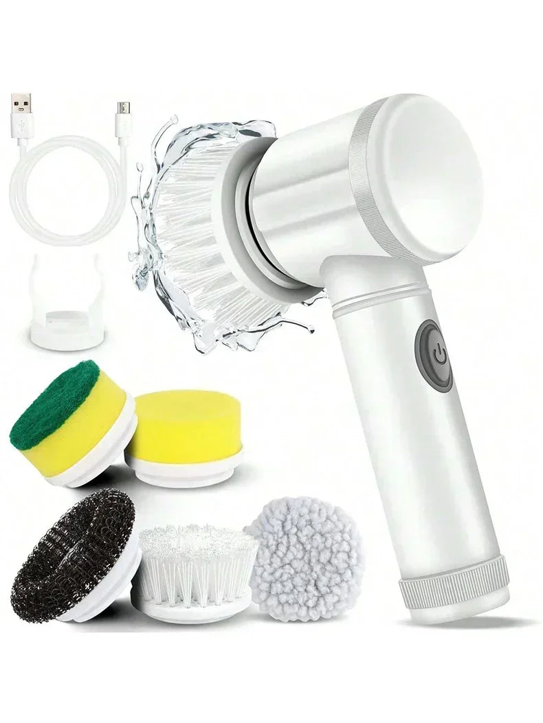 Limpia Sin Esfuerzo En Segundos - Cordless Spin Scrubber 5 en 1