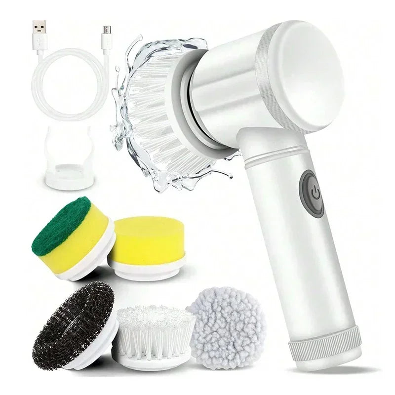 Limpia Sin Esfuerzo En Segundos - Cordless Spin Scrubber 5 en 1