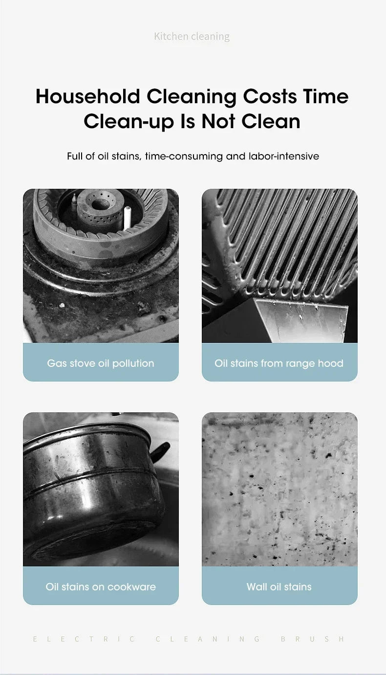 Limpia Sin Esfuerzo En Segundos - Cordless Spin Scrubber 5 en 1